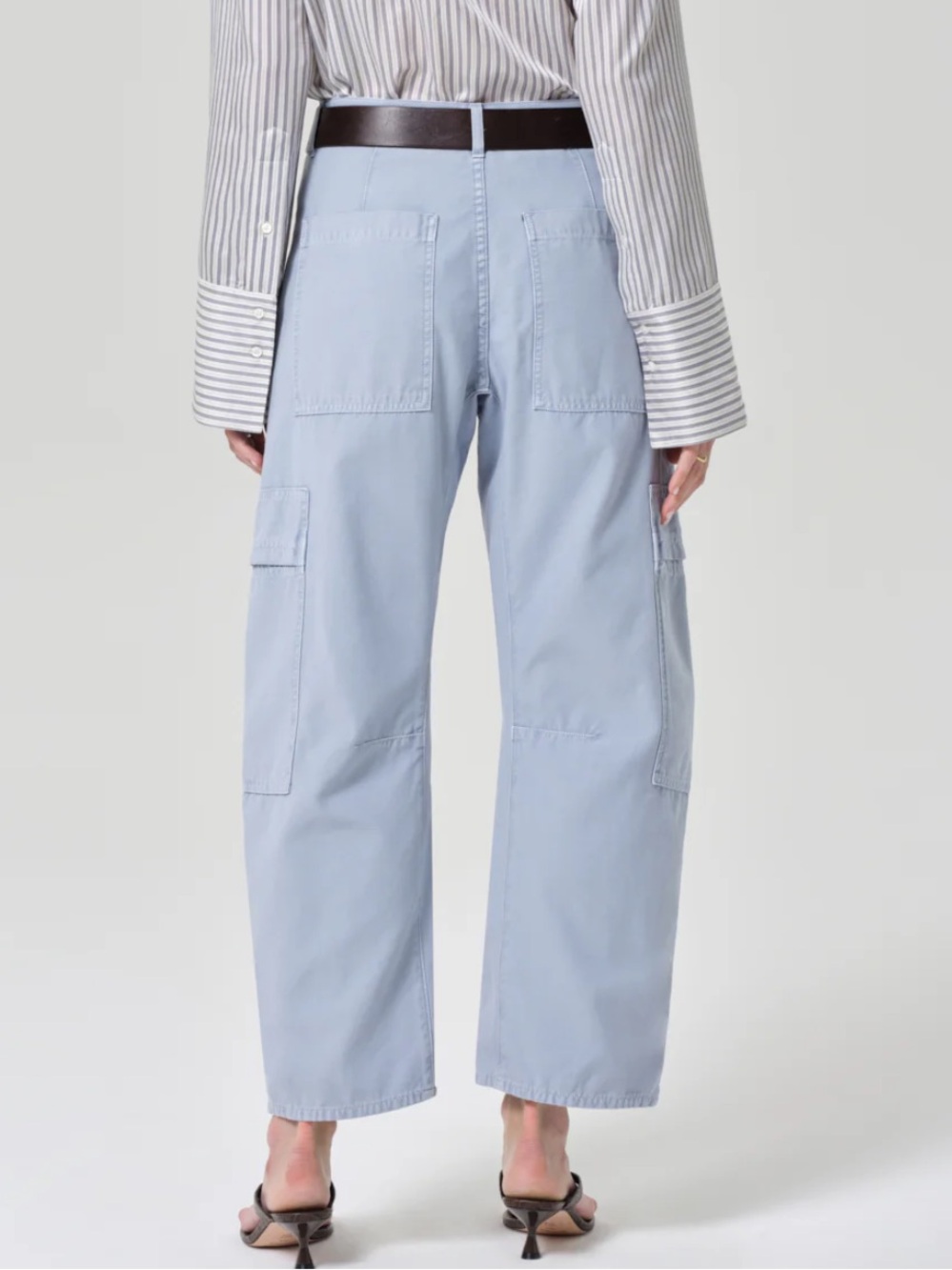 NWT Citizens of Humanity Marcelle cargo pants june blue 27 - Picture 2 of 9